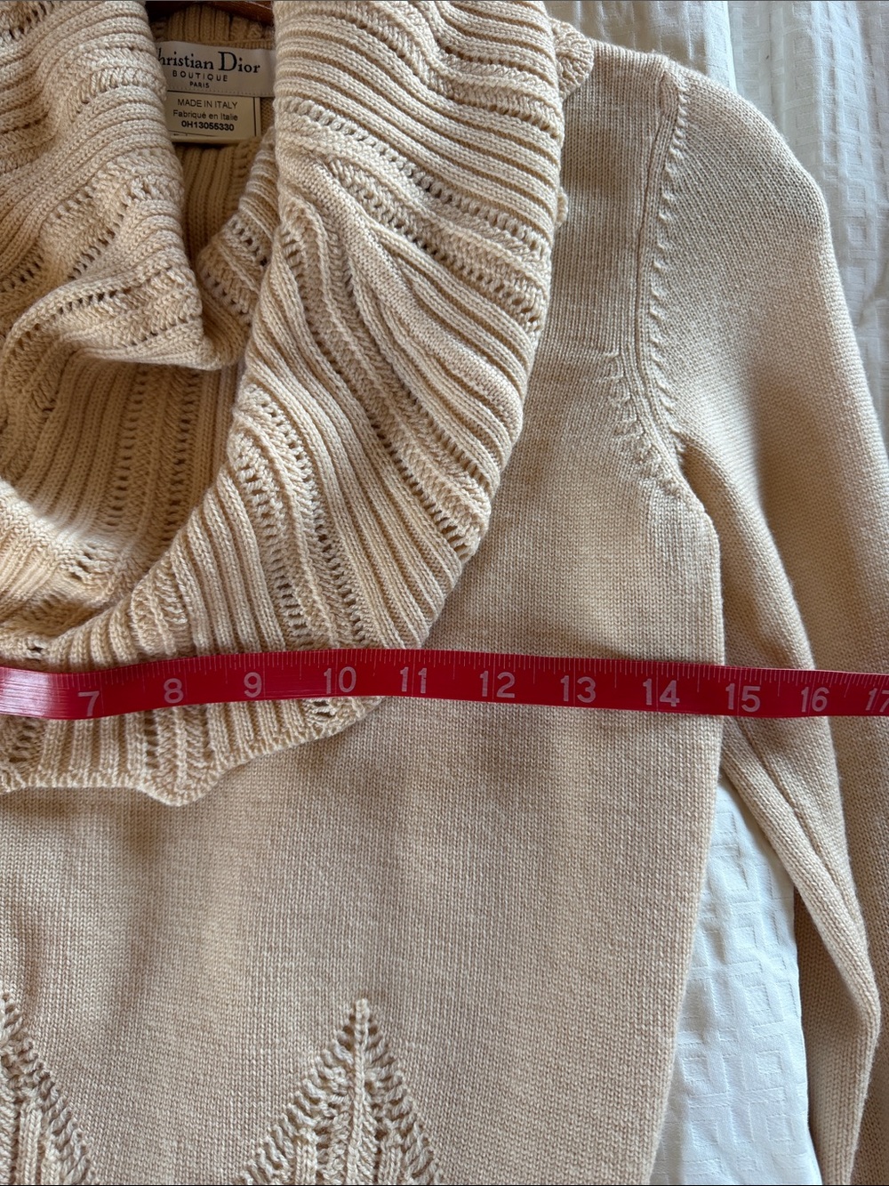Christian Dior Vintage Cowl Neck Sweater - Picture 7 of 13